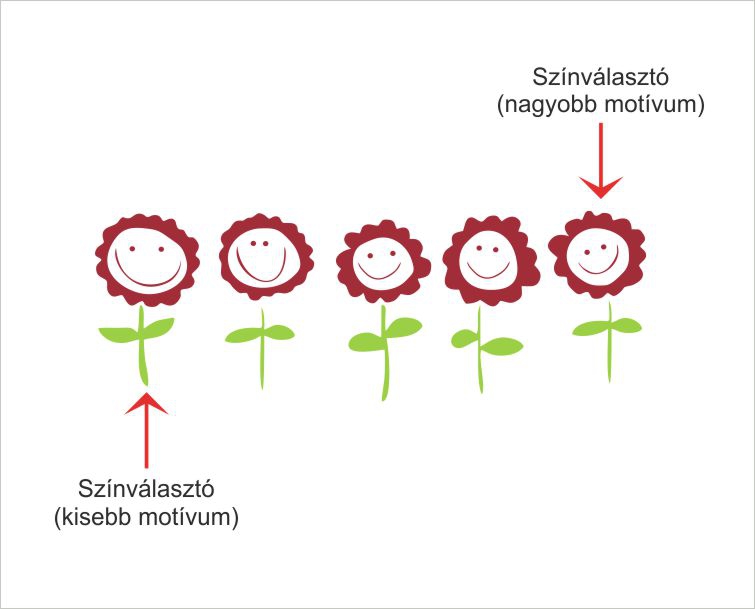 Virágos falmatrica faltetoválás LCDF-GYF052