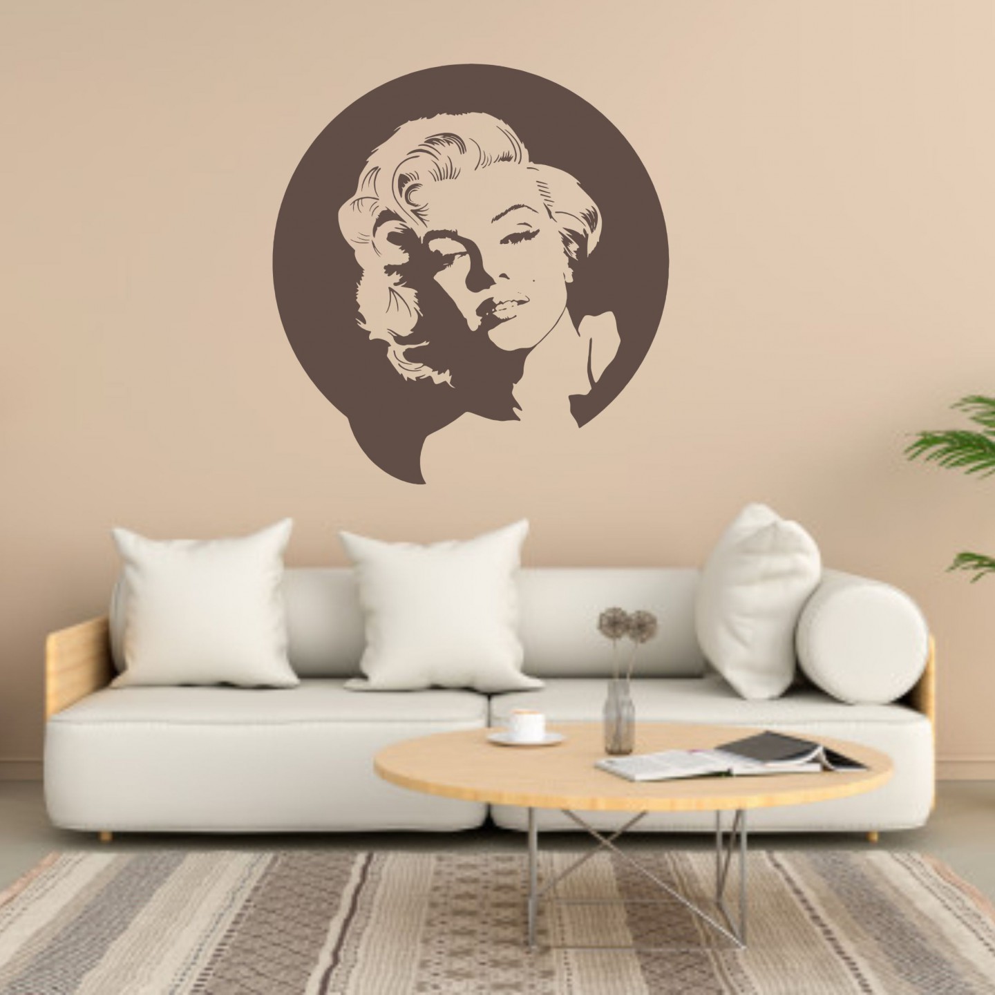 Marilyn Monroe falmatrica faltetoválás LCDF-N005