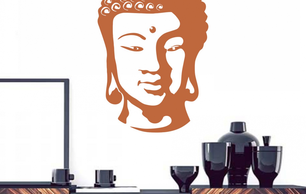 Buddha falmatrica faltetoválás LCDF-VK063