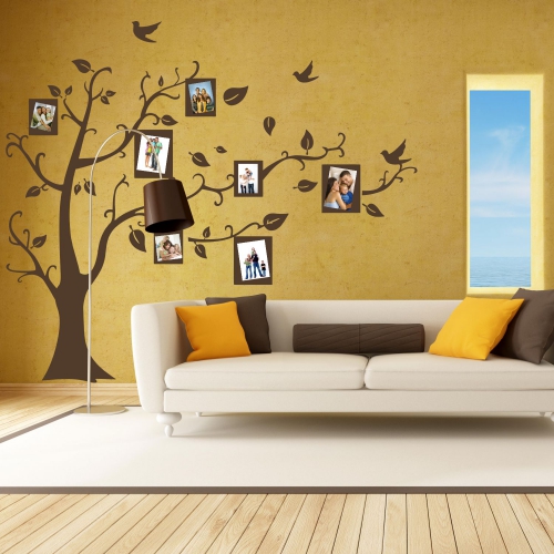 Fotókkal díszíthető életfa, családfa falmatrica, faltetoválás LCDF-FK006